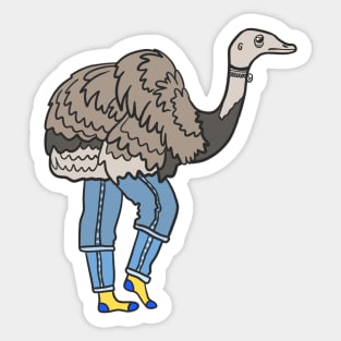 Emu Monstrosity Sticker